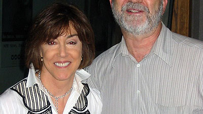Nora and half of some guy named Leonard’s face