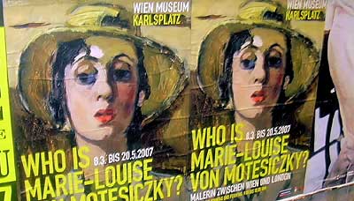 Marie-Louise on the wall