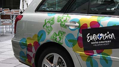 Eurovision car
