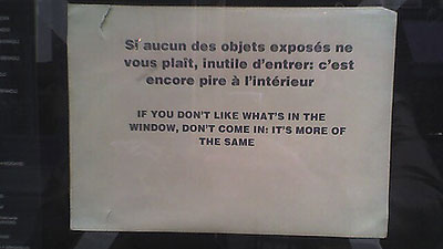 Paris shop window