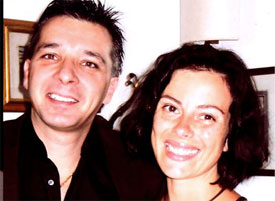 Marco and Samanta of the Hotel Dali, Florence