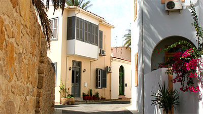 cyprus-street Street scene in Nicosia, Cyprus