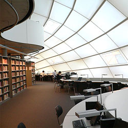 FU's Norman Foster Library. Photo by Svenwerk.