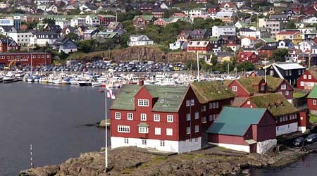 Tórshavn, capital of the Faroe Islands - not part of the EU! Photos &copy;hidden europe.