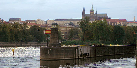 Zofin Island in Prague, Czech Republic