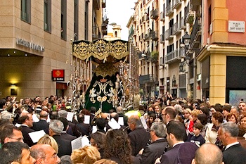 A Good Friday procession in Barcelona. Photo: aine60