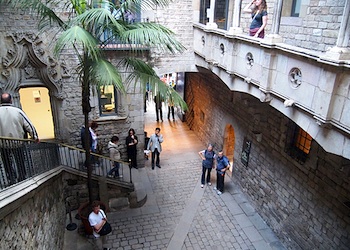Inside Barcelona's Museo Picasso. Photo: Deming131