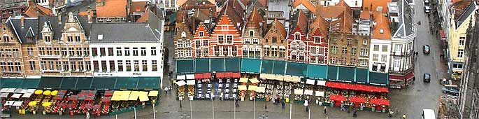Markt Square in Bruges, Belgium