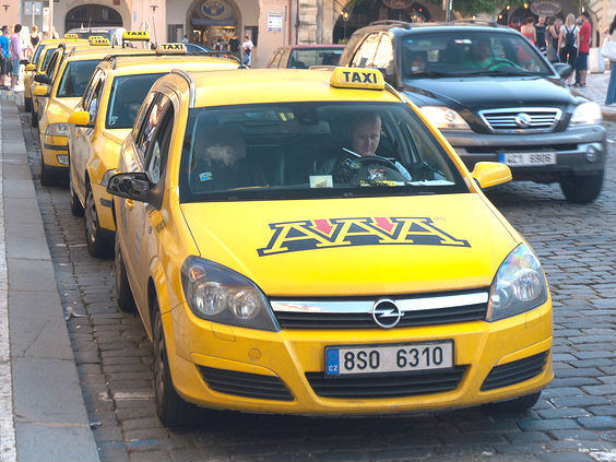 Taxi line Prague